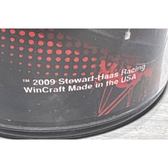 Tony Stewart #14 NASCAR Travel Mug 2009 Stewart-Haas Racing Wincraft & Lid 7.5" - Picture 3 of 11